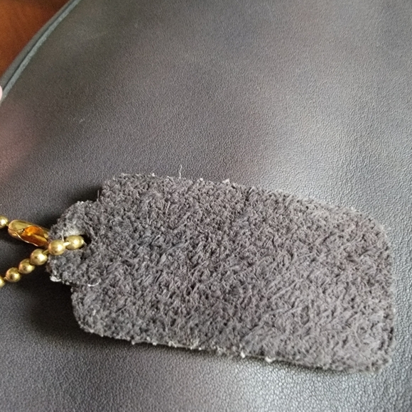 Vintage Coach Chunky Case EUC Gray Leather w hangtag and original sales tag 7165 - Picture 4 of 14